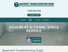 Tablet Screenshot of basement-repair.com